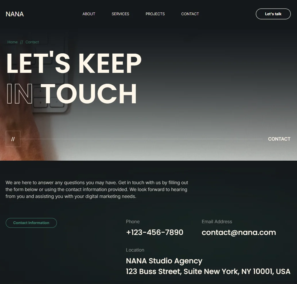Contact A